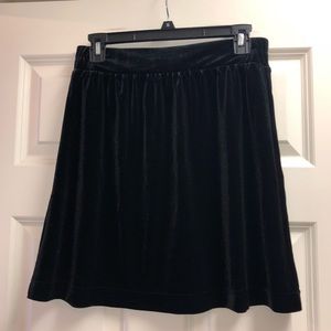 BRAND NEW LOFT VELVET SKIRT